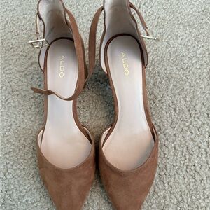 Aldo Low Brown Heels